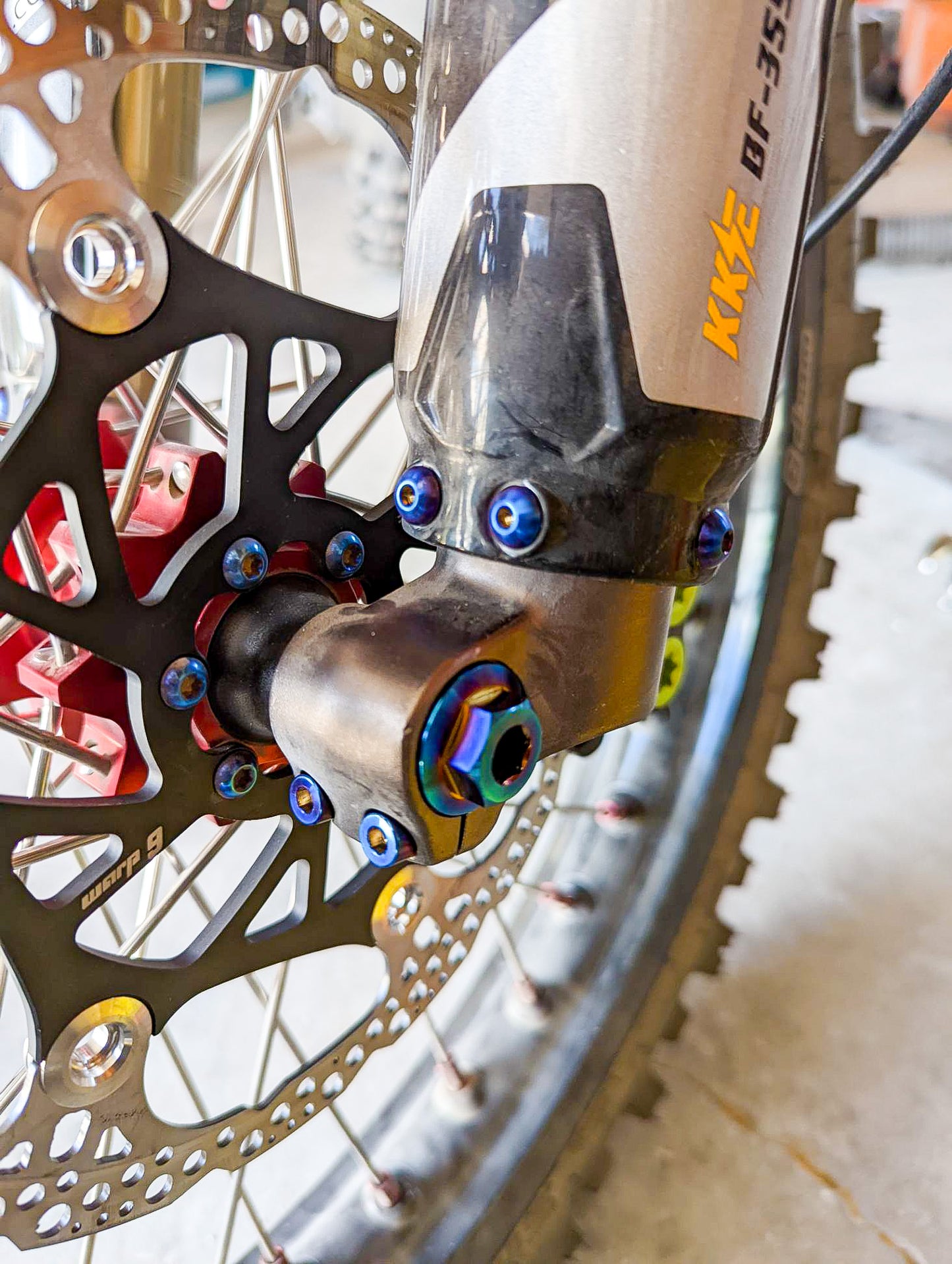 SurRonshop Titanium Fork Bolts