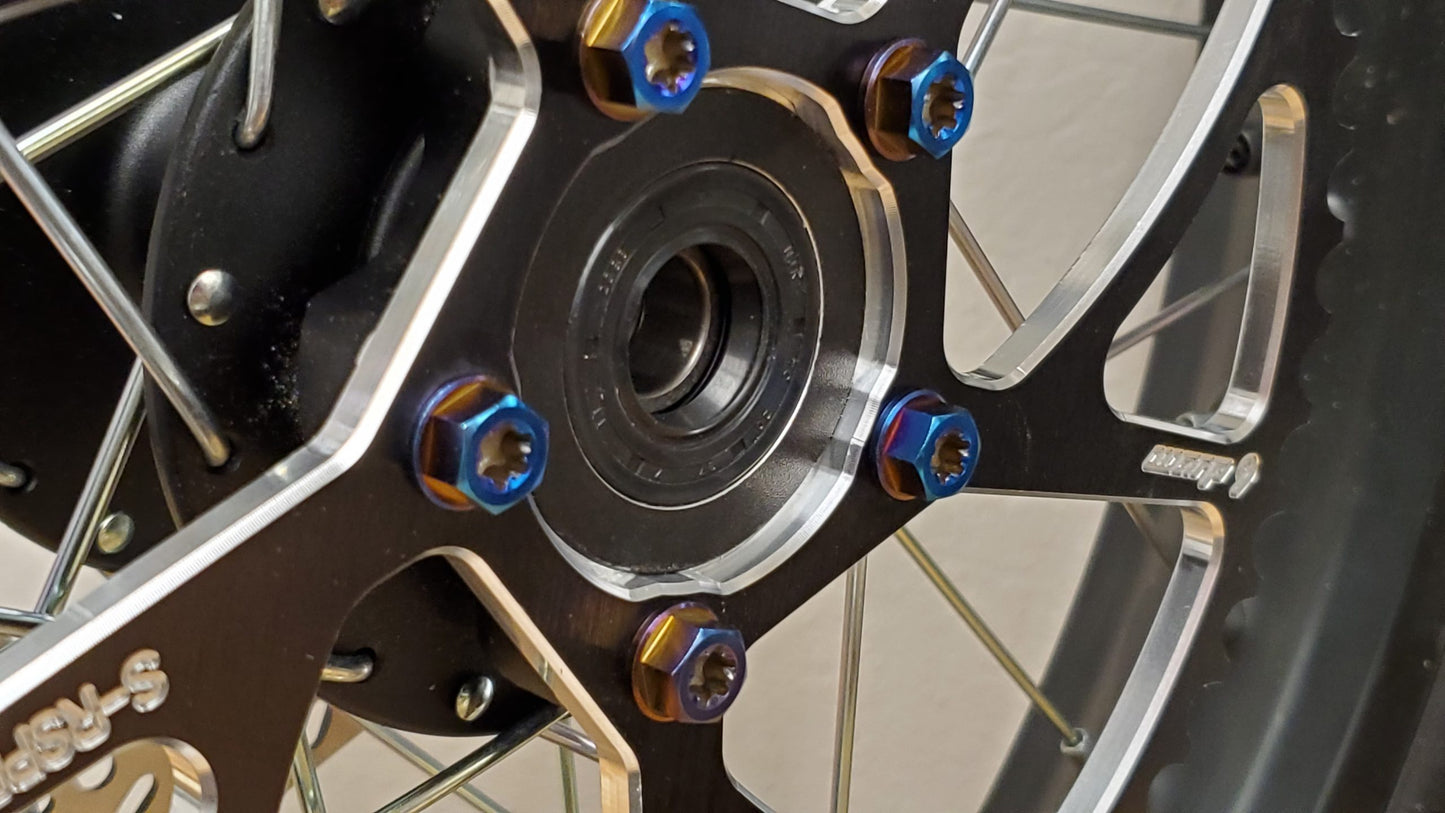 Warp9 Titanium Sprocket Bolts