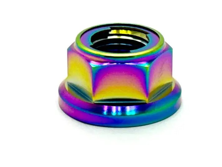 ST Shaft Nuts M12x1.25 Cone Waistband 60° – 10 Pieces Silver Steel