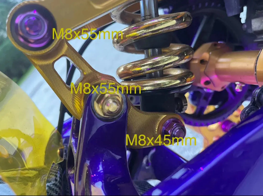 Titanium Suspension / Linkage Bolts SurRonshopsur ron, surron, sur ron x, surron x,  sur ron buy, sur ron bee, sur ron light, sur ron light bee, sur ron x buy, sur ron bee x, sur ron x light, surron buy, sur ron light bee x, surron bee, surron price, e bike sur ron, surron frame, sur ron frame