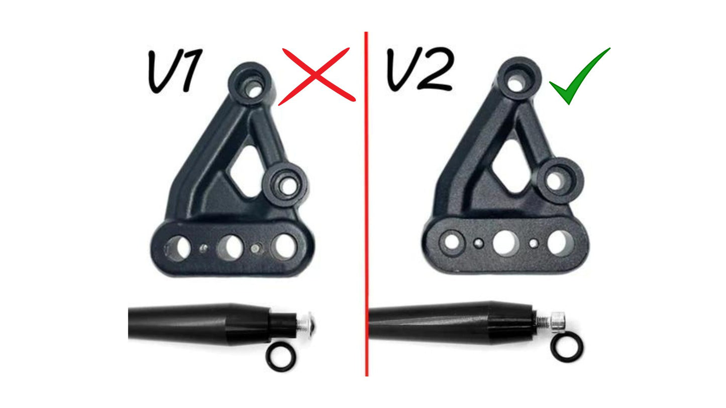 GritShift V2 Billet Footpeg Support Brace For Talaria
