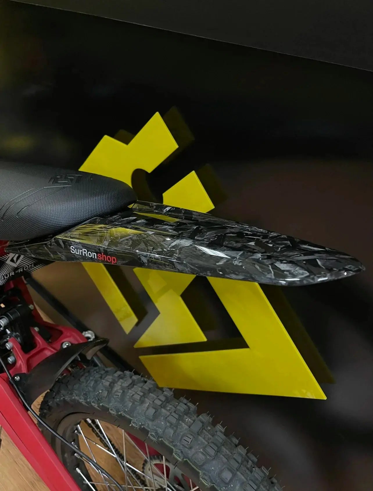 Carbon Fiber Battery Lid & Rear Fender