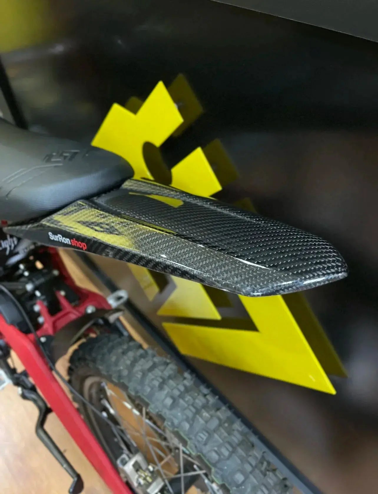Carbon Fiber Battery Lid & Rear Fender