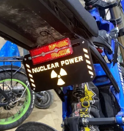 Custom numberplate