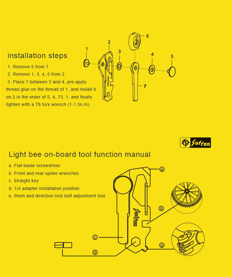 Sur-Ron Keychain Tool SurRonshop