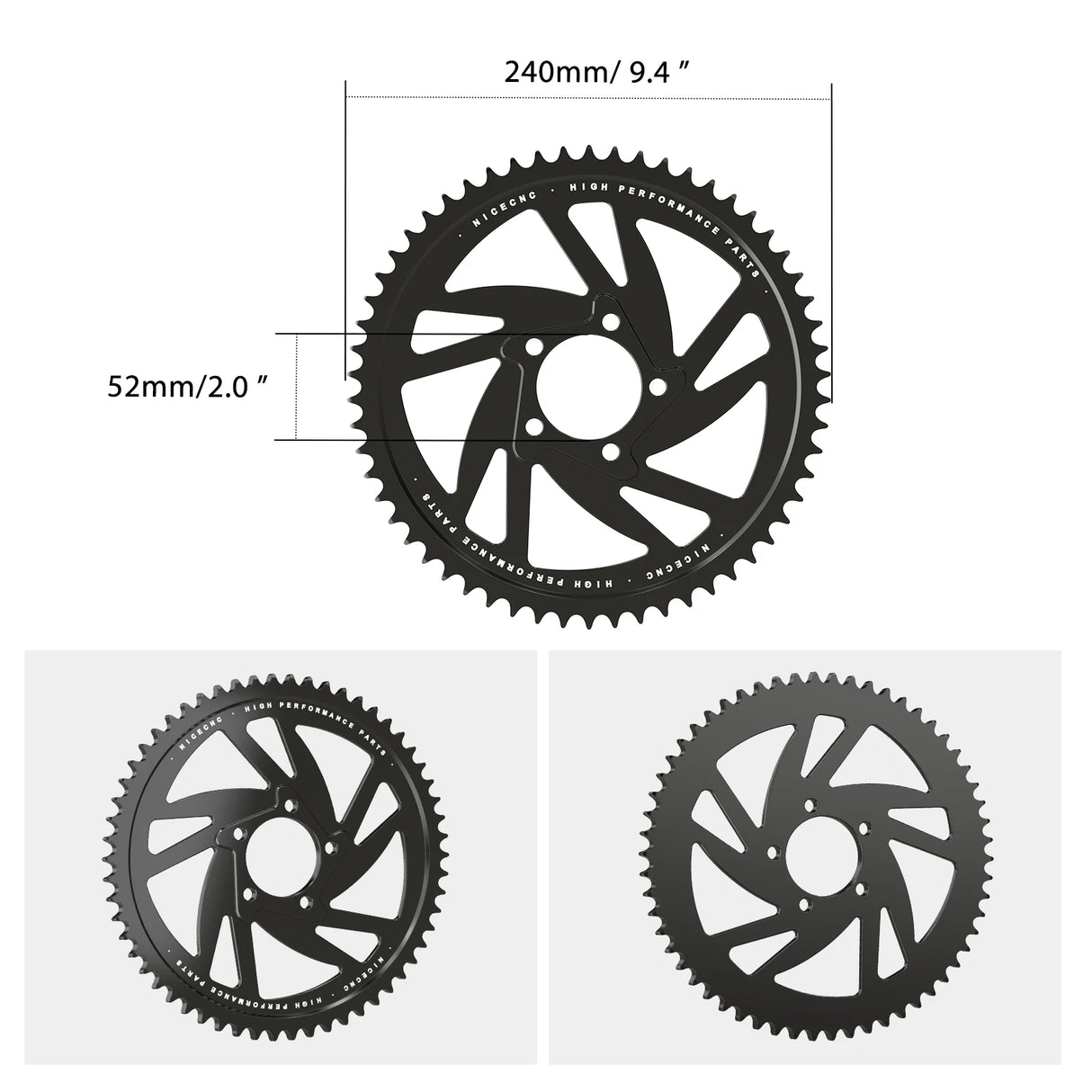 SurRonshop Custom 58 Tooth Rear Sprocket