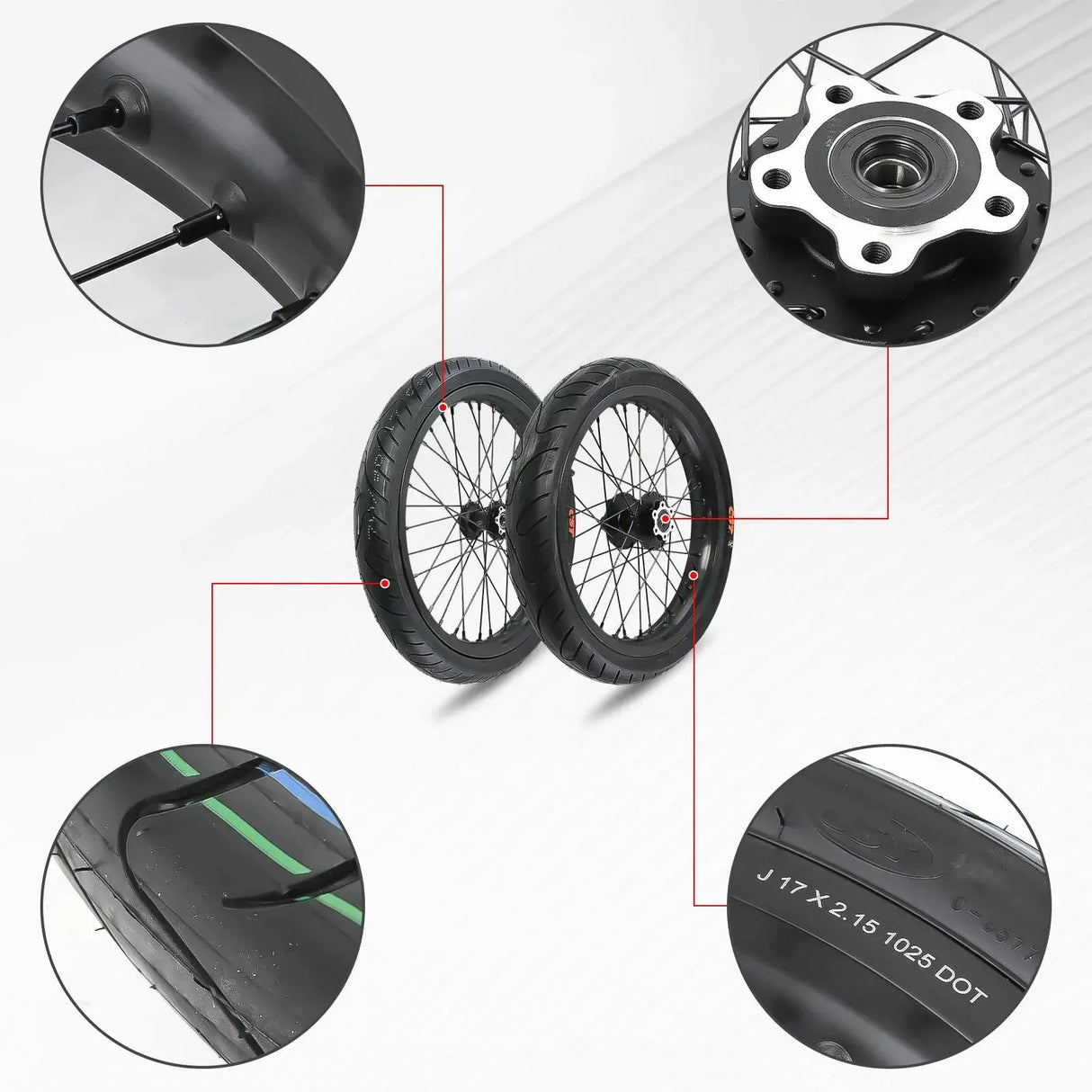 SurRonshop Light Bee X 17-Inch Supermoto Wheel Set SurRonshopsur ron, surron, sur ron x, surron x,  sur ron buy, sur ron bee, sur ron light, sur ron light bee, sur ron x buy, sur ron bee x, sur ron x light, surron buy, sur ron light bee x, surron bee, surron price, e bike sur ron, surron frame, sur ron frame