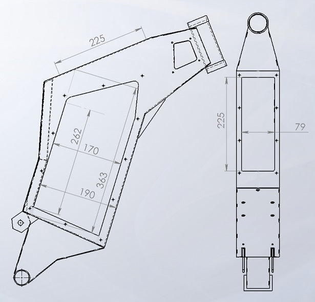 Teleport Light Ebike Frame