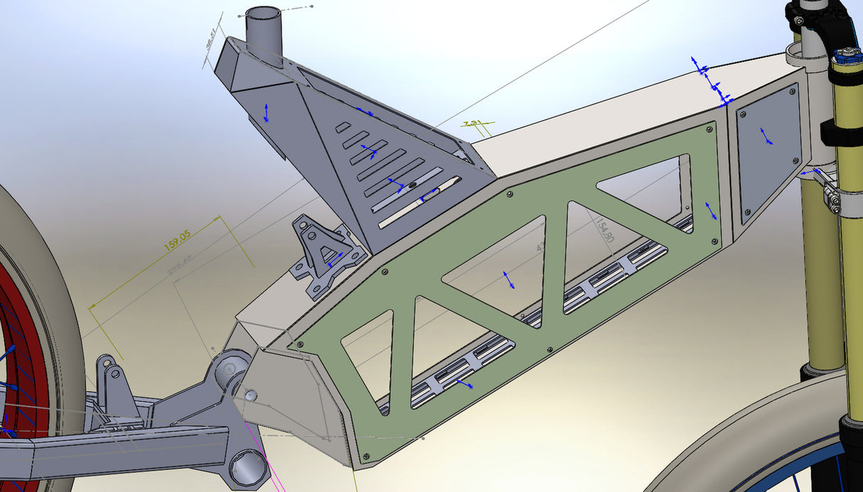 Teleport Prime Ebike Frame