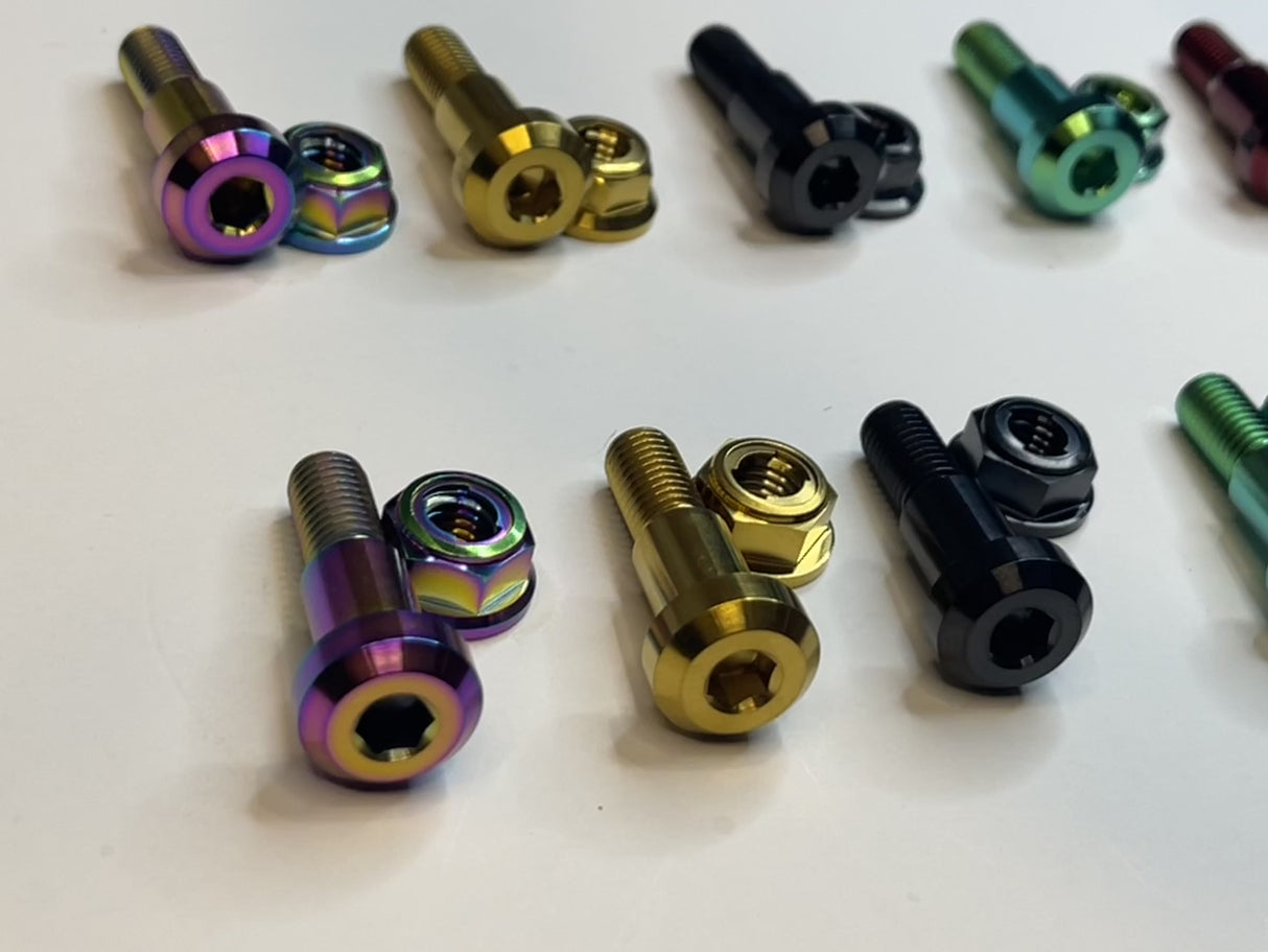 Titanium Kickstand Bolt / Nut Set