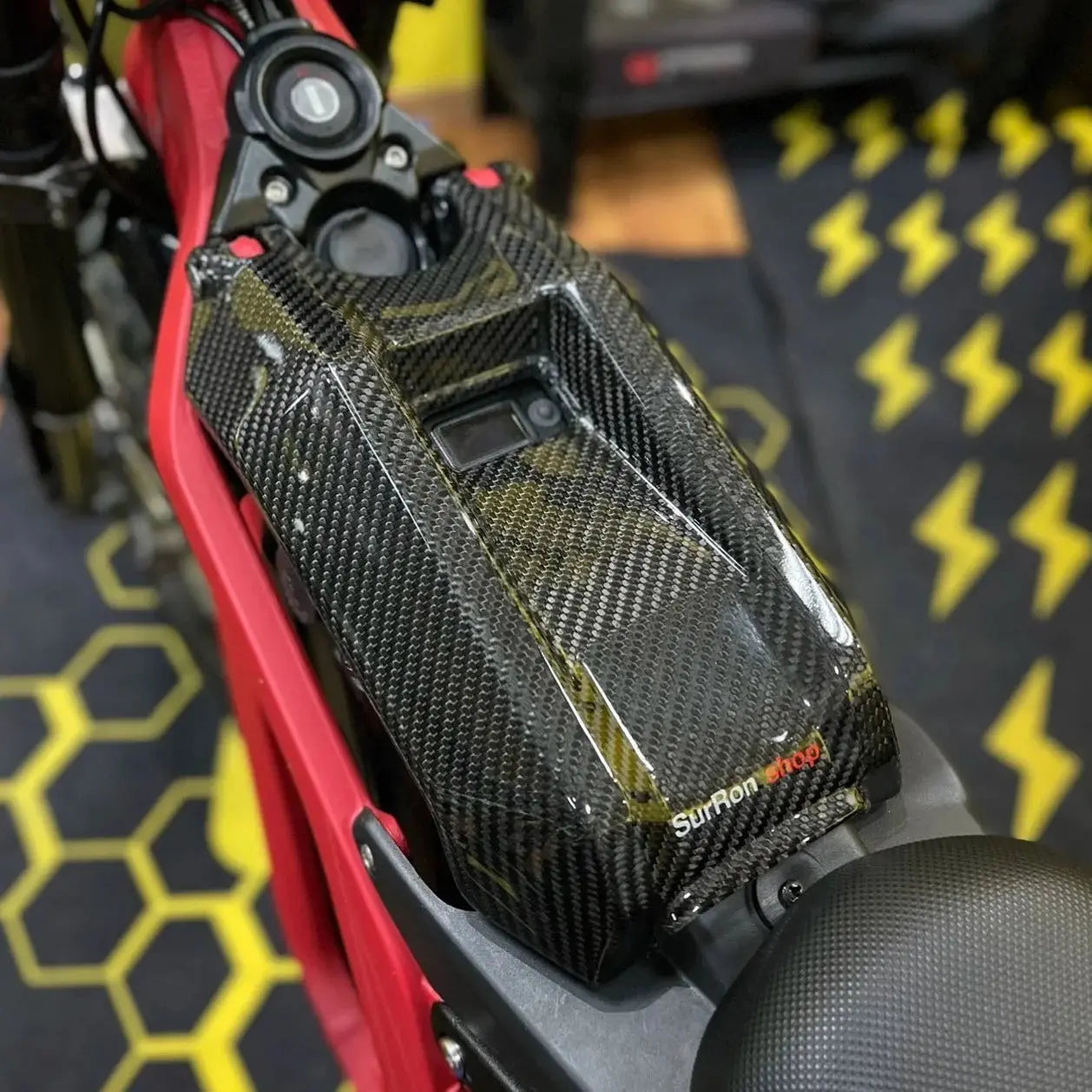 Carbon Battery Lid SurRonshop