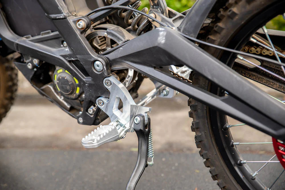 Lowering Peg Bracket Set With Kickstand Option and Support Brace SurRonshopsur ron, surron, sur ron x, surron x,  sur ron buy, sur ron bee, sur ron light, sur ron light bee, sur ron x buy, sur ron bee x, sur ron x light, surron buy, sur ron light bee x, surron bee, surron price, e bike sur ron, surron frame, sur ron frame