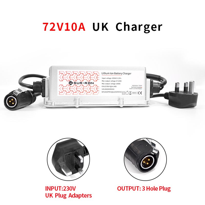 Sur ron 72v clearance battery upgrade uk