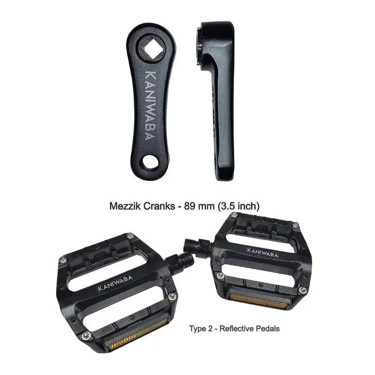 kaniwaba pedal kit Sur-Ron/Segway - Mezzik - 89 mm / Type 2 Grösse:90 Laufradsatz für Oldtimer Fahrräder Public Square
