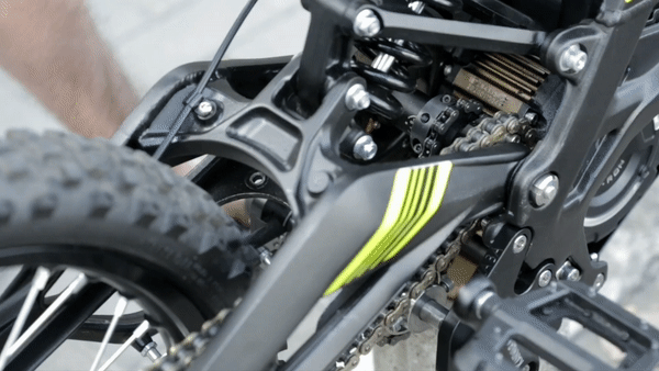 Sur ron x online bike with pedals